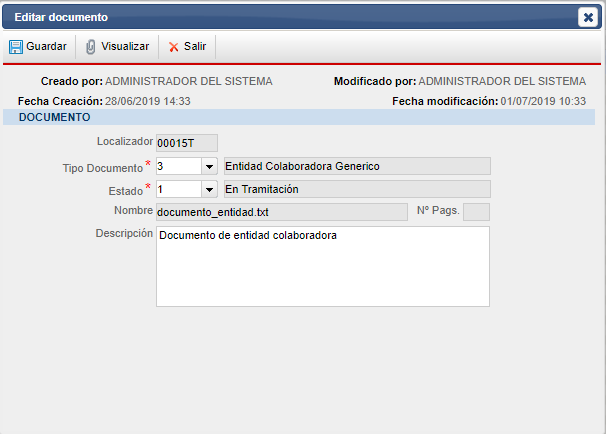 Modificar Documento