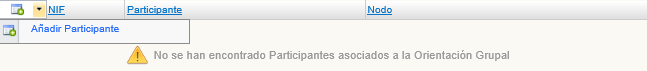 Inscripcion de la  Sesión Grupal